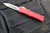 Microtech Combat Troodon Gen III OTF Knife- Double Edge- Red Handle- Apocalyptic Blade 1142-10 APRD Gen III 2024