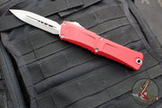 Microtech Combat Troodon Gen III OTF Knife- Double Edge- Red Handle- Apocalyptic Blade 1142-10 APRD Gen III 2024