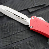 Microtech Combat Troodon Gen III OTF Knife- Double Edge- Red Handle- Apocalyptic Blade 1142-10 APRD Gen III 2024