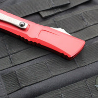 Microtech Combat Troodon Gen III OTF Knife- Double Edge- Red Handle- Apocalyptic Blade 1142-10 APRD Gen III 2024