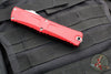 Microtech Combat Troodon Gen III OTF Knife- Double Edge- Red Handle- Apocalyptic Blade 1142-10 APRD Gen III 2024