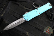 Microtech Combat Troodon Gen III OTF Knife- Double Edge- Turquoise Handle- Apocalyptic Blade 1142-10 APTQ Gen III 2024