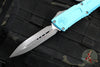 Microtech Combat Troodon Gen III OTF Knife- Double Edge- Turquoise Handle- Apocalyptic Blade 1142-10 APTQ Gen III 2024