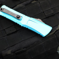 Microtech Combat Troodon Gen III OTF Knife- Double Edge- Turquoise Handle- Apocalyptic Blade 1142-10 APTQ Gen III 2024