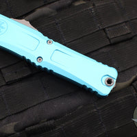 Microtech Combat Troodon Gen III OTF Knife- Double Edge- Turquoise Handle- Apocalyptic Blade 1142-10 APTQ Gen III 2024