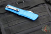 Microtech Combat Troodon Gen III OTF Knife- Double Edge- Blue Handle- Stonewash Blade 1142-10 BL Gen III 2024