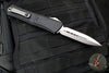 Microtech Combat Troodon Gen III OTF Knife- Double Edge- Black Handle- Stonewash Blade 1142-10 Gen III