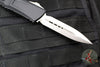 Microtech Combat Troodon Gen III OTF Knife- Double Edge- Black Handle- Stonewash Blade 1142-10 Gen III
