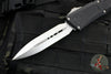 Microtech Combat Troodon Gen III OTF Knife- Double Edge- Black Handle- Stonewash Blade 1142-10 Gen III 2024