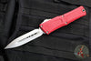 Microtech Combat Troodon Gen III OTF Knife- Double Edge- Red Handle- Stonewash Blade 1142-10 RD Gen III 2024