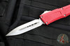 Microtech Combat Troodon Gen III OTF Knife- Double Edge- Red Handle- Stonewash Blade 1142-10 RD Gen III 2024