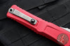 Microtech Combat Troodon Gen III OTF Knife- Double Edge- Red Handle- Stonewash Blade 1142-10 RD Gen III 2024