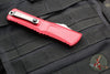 Microtech Combat Troodon Gen III OTF Knife- Double Edge- Red Handle- Stonewash Blade 1142-10 RD Gen III 2024