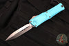 Microtech Combat Troodon Gen III OTF Knife- Double Edge- Turquoise Handle- Stonewash Blade 1142-10 TQ Gen III 2024