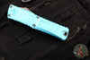 Microtech Combat Troodon Gen III OTF Knife- Double Edge- Turquoise Handle- Apocalyptic Part Serrated Blade 1142-11 APTQ Gen III 2024