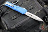 Microtech Combat Troodon Gen III OTF Knife- Double Edge- Navy Blue Handle- Apocalyptic Full Serrated Blade 1142-12 APNA Gen III 2024