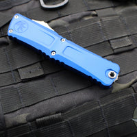 Microtech Combat Troodon Gen III OTF Knife- Double Edge- Navy Blue Handle- Apocalyptic Full Serrated Blade 1142-12 APNA Gen III 2024