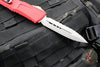 Microtech Combat Troodon Gen III OTF Knife- Double Edge- Red Handle- Apocalyptic Full Serrated Blade 1142-12 APRD Gen III 2024