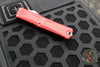 Microtech Combat Troodon Gen III OTF Knife- Double Edge- Red Handle- Stonewash Full Serrated Blade 1142-12 RD Gen III 2024