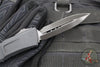 Microtech Combat Troodon Gen III OTF Knife- Double Edge-Shadow Edition- Black Handle- Black DLC Plain Edge Blade 1142-1 DLCTSH Gen III