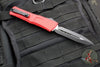 Microtech Combat Troodon Gen III OTF Knife- Double Edge- Red Handle- Black Plain Edge Blade 1142-1 RD Gen III 2024