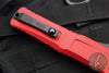 Microtech Combat Troodon Gen III OTF Knife- Double Edge- Red Handle- Black Plain Edge Blade 1142-1 RD Gen III 2024