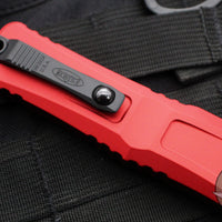 Microtech Combat Troodon Gen III OTF Knife- Double Edge- Red Handle- Black Plain Edge Blade 1142-1 RD Gen III 2024