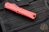 Microtech Combat Troodon Gen III OTF Knife- Double Edge- Red Handle- Black Plain Edge Blade 1142-1 RD Gen III 2024