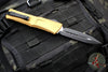 Microtech Combat Troodon Gen III OTF Knife- Double Edge- Tan Handle- Black Plain Edge Blade 1142-1 TA Gen III 2024