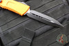 Microtech Combat Troodon Gen III OTF Knife- Double Edge- Orange Handle- Black Plain Edge Blade 1142-1 OR Gen III