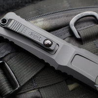 Microtech Combat Troodon Gen III OTF Knife- Double Edge- Tactical- Black Handle- Black Full Serrated Edge Blade 1142-3 T Gen III 2024