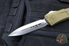 Microtech Combat Troodon Gen III OTF Knife- Double Edge- OD Green Handle- Satin Blade 1142-4 OD Gen III