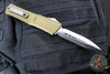 Microtech Combat Troodon Gen III OTF Knife- Double Edge- OD Green Handle- Satin Blade 1142-4 OD Gen III