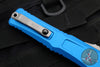 Microtech Combat Troodon Gen III OTF Knife- Single Edge- Blue Handle- Apocalyptic Blade 1143-10 APBL Gen III 2024