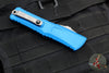 Microtech Combat Troodon Gen III OTF Knife- Single Edge- Blue Handle- Apocalyptic Blade 1143-10 APBL Gen III 2024