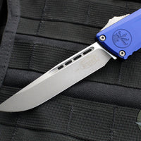 Microtech Combat Troodon Gen III OTF Knife- Single Edge- Navy Blue Finished Handle- Apocalyptic Blade 1143-10 APNA Gen III 2024