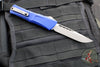 Microtech Combat Troodon Gen III OTF Knife- Single Edge- Navy Blue Finished Handle- Apocalyptic Blade 1143-10 APNA Gen III 2024