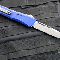 Microtech Combat Troodon Gen III OTF Knife- Single Edge- Navy Blue Finished Handle- Apocalyptic Blade 1143-10 APNA Gen III 2024