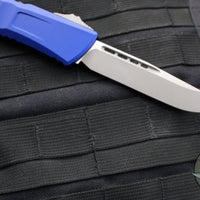 Microtech Combat Troodon Gen III OTF Knife- Single Edge- Navy Blue Finished Handle- Apocalyptic Blade 1143-10 APNA Gen III 2024