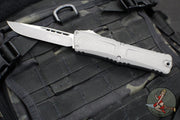 Microtech Combat Troodon Gen III OTF Knife- Single Edge- Natural Clear Finished Handle- Apocalyptic Blade 1143-10 APNC Gen III 2024