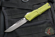 Microtech Combat Troodon Gen III OTF Knife- Single Edge- Green Handle- Apocalyptic Blade 1143-10 APOD Gen III