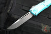 Microtech Combat Troodon Gen III OTF Knife- Single Edge- Turquoise Handle- Apocalyptic Blade 1143-10 APTQ Gen III 2024