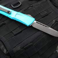 Microtech Combat Troodon Gen III OTF Knife- Single Edge- Turquoise Handle- Apocalyptic Blade 1143-10 APTQ Gen III 2024