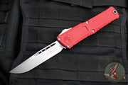 Microtech Combat Troodon Gen III OTF Knife- Single Edge- Red Handle- Stonewash Blade 1143-10 RD Gen III 2024