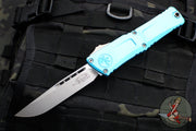 Microtech Combat Troodon Gen III OTF Knife- Single Edge- Turquoise Handle- Stonewash Blade 1143-10 TQ Gen III 2024