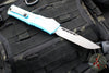 Microtech Combat Troodon Gen III OTF Knife- Single Edge- Turquoise Handle- Stonewash Blade 1143-10 TQ Gen III 2024