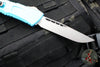 Microtech Combat Troodon Gen III OTF Knife- Single Edge- Turquoise Handle- Stonewash Blade 1143-10 TQ Gen III 2024