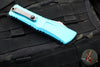 Microtech Combat Troodon Gen III OTF Knife- Single Edge- Turquoise Handle- Stonewash Blade 1143-10 TQ Gen III 2024