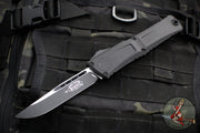 Microtech Combat Troodon Gen III OTF Knife- Single Edge- Tactical- Black Handle- Black Plain Edge Blade 1143-1 T Gen III 2024