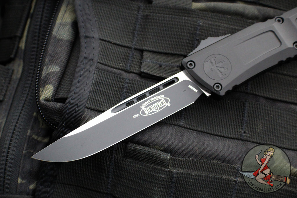 Microtech Combat Troodon Gen III OTF Knife- Single Edge- Tactical- Bla ...